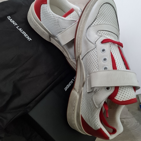 Brand New Men's Distressed YSL Sneakers - Picture 2 of 6